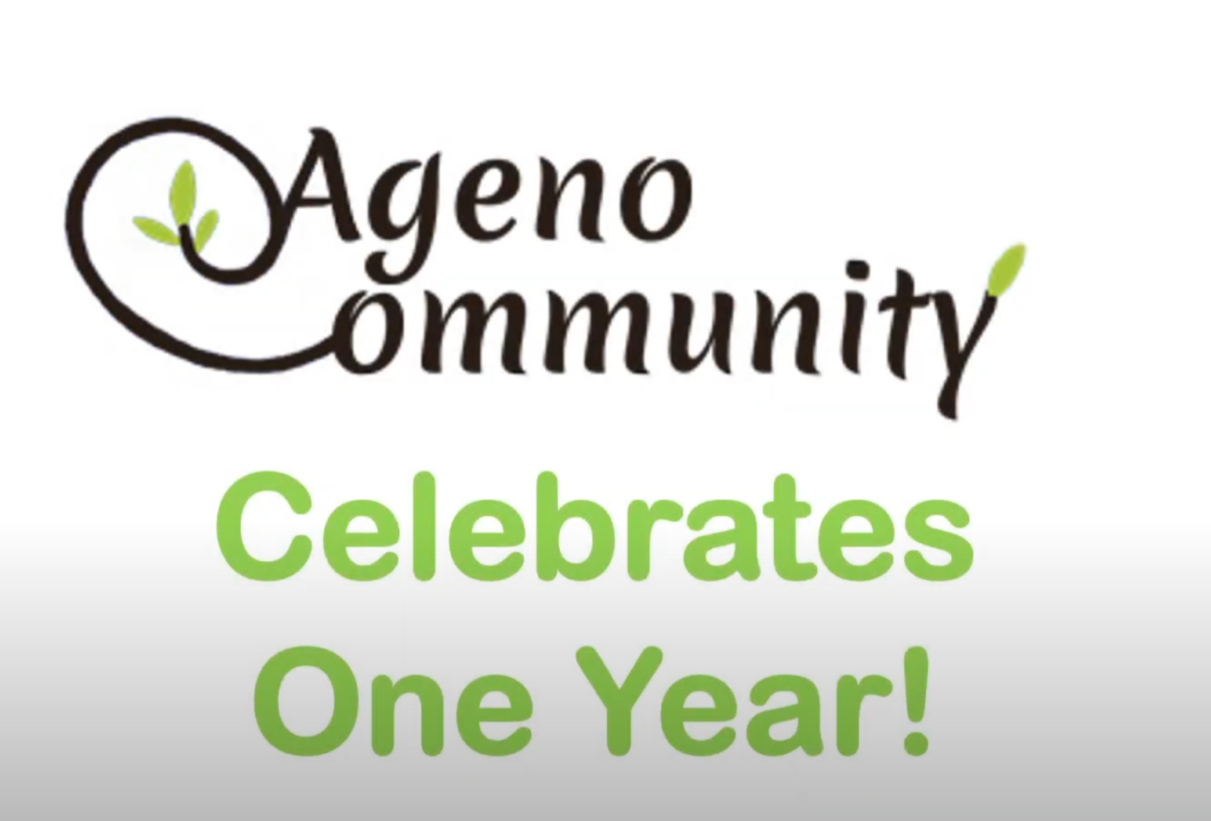 Ageno Turns One